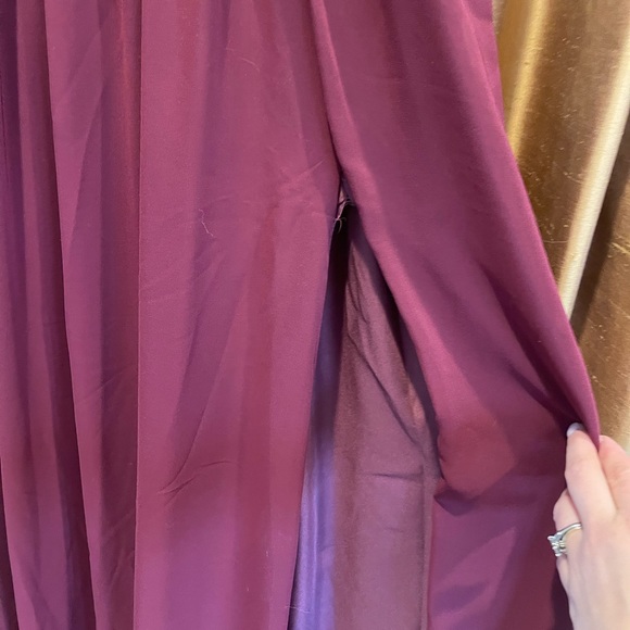 Women’s dress. One shoulder maxi with slit size 0 - Picture 3 of 5